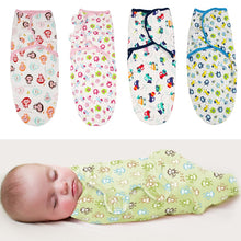 Load image into Gallery viewer, Baby Swaddle Wrap Parisarc 100% Cotton Soft Infant Newborn Baby Products Bebe Blanket &amp; Swaddling Wrap Blanket Sleepsack 62*28cm