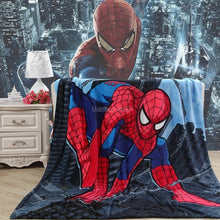 Load image into Gallery viewer, Cartoon Spiderman Flannel Blanket Adult/kids Cute Marie Cat Minions Warm Soft Fleece Blanket Queen Size 150x200cm Free Shipping