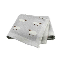 Load image into Gallery viewer, Super Soft Toddler Sofa Crib Bedding Quilts Funny Rabbit Knitted Newborn Baby Blankets 100*80cm Infant Kids Bebes Stroller Cover