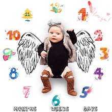 Load image into Gallery viewer, New Infant Baby Cute Cotton Wing Blanket Photo Photography Prop Blankets Backdrop Cloth Calendar Bebe Boy Girl Photo Accessories