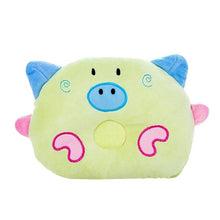 Load image into Gallery viewer, Newborn Baby Pillow Cotton Cartoon Animal Pig Shape Memory Foam Nursing Soft Pillow For Infant Bebe Pillows Baby Bedding