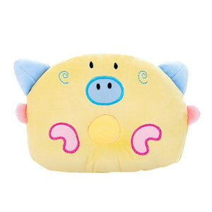 Newborn Baby Pillow Cotton Cartoon Animal Pig Shape Memory Foam Nursing Soft Pillow For Infant Bebe Pillows Baby Bedding