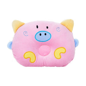 Newborn Baby Pillow Cotton Cartoon Animal Pig Shape Memory Foam Nursing Soft Pillow For Infant Bebe Pillows Baby Bedding