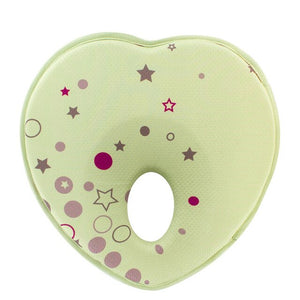 Baby Pillow Infant Boys Girls Heart Shape Toddler Sleep Positioner Anti Roll Cushion Flat Head Pillow Protection of Newborn Bebe