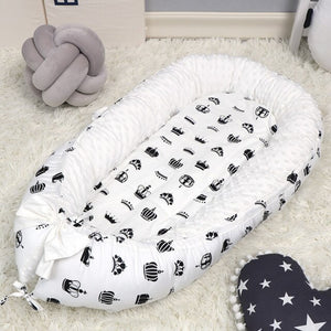 Washable Baby Nest Bed Portable Crib with Mattress Newborns Cot Bed Bebe Nest