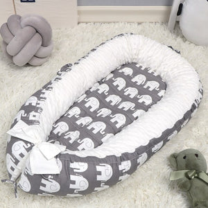 Washable Baby Nest Bed Portable Crib with Mattress Newborns Cot Bed Bebe Nest