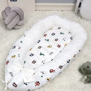 Washable Baby Nest Bed Portable Crib with Mattress Newborns Cot Bed Bebe Nest