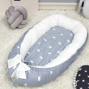 Washable Baby Nest Bed Portable Crib with Mattress Newborns Cot Bed Bebe Nest