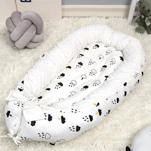 Washable Baby Nest Bed Portable Crib with Mattress Newborns Cot Bed Bebe Nest