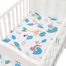 Load image into Gallery viewer, Newborn bebe  Portable/Mini Crib Sheet Bed Sheet Fitted Crib Sheet Soft Baby Bed Mattress Cover 130*70 cm baby crib baby cot