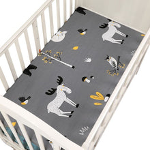 Load image into Gallery viewer, Newborn bebe  Portable/Mini Crib Sheet Bed Sheet Fitted Crib Sheet Soft Baby Bed Mattress Cover 130*70 cm baby crib baby cot