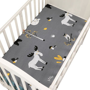 Newborn bebe  Portable/Mini Crib Sheet Bed Sheet Fitted Crib Sheet Soft Baby Bed Mattress Cover 130*70 cm baby crib baby cot