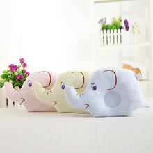 Load image into Gallery viewer, 3 Styles Infant baby bedding print pig elephant star oval shape 100% cotton Baby protection pillow prevent bebe cushion