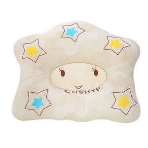 3 Styles Infant baby bedding print pig elephant star oval shape 100% cotton Baby protection pillow prevent bebe cushion