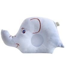 Load image into Gallery viewer, 3 Styles Infant baby bedding print pig elephant star oval shape 100% cotton Baby protection pillow prevent bebe cushion