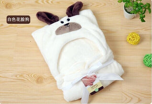 15styles  new Baby blanket,bebe,Animal head blanket,newborn Swaddling,super soft and comfortable baby Bedding