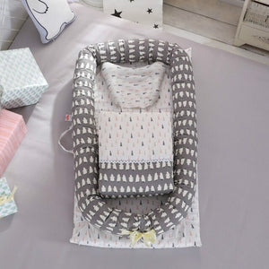 Baby Portable Crib Bed Sleeping Bed Cotton Infant Bebe Nest Travel Bed Washable Newborn Mattress Child Cradle Cot