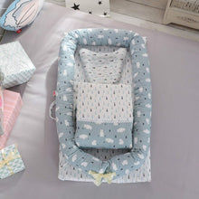 Load image into Gallery viewer, Baby Portable Crib Bed Sleeping Bed Cotton Infant Bebe Nest Travel Bed Washable Newborn Mattress Child Cradle Cot